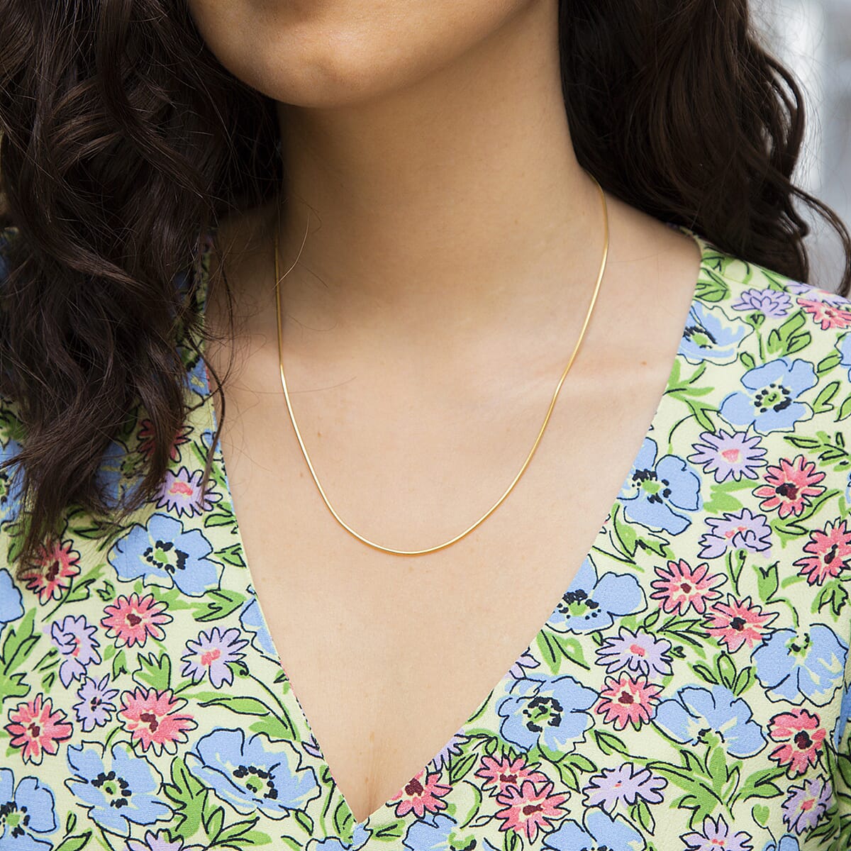 Round Snake Chain 18 Inch in 9K Yellow Gold 7575455 6