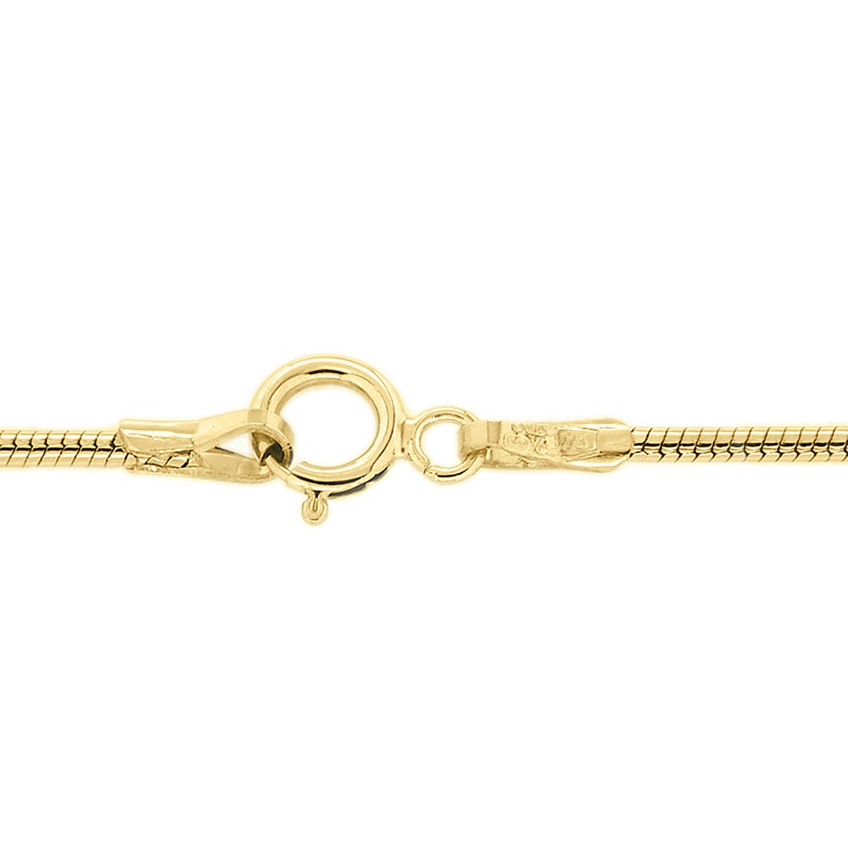 Round Snake Chain 20 Inch in 9K Yellow Gold 7575460 2