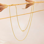 9K Yellow Gold  Chain (Size - 20),  Gold Wt. 2.8 Gms