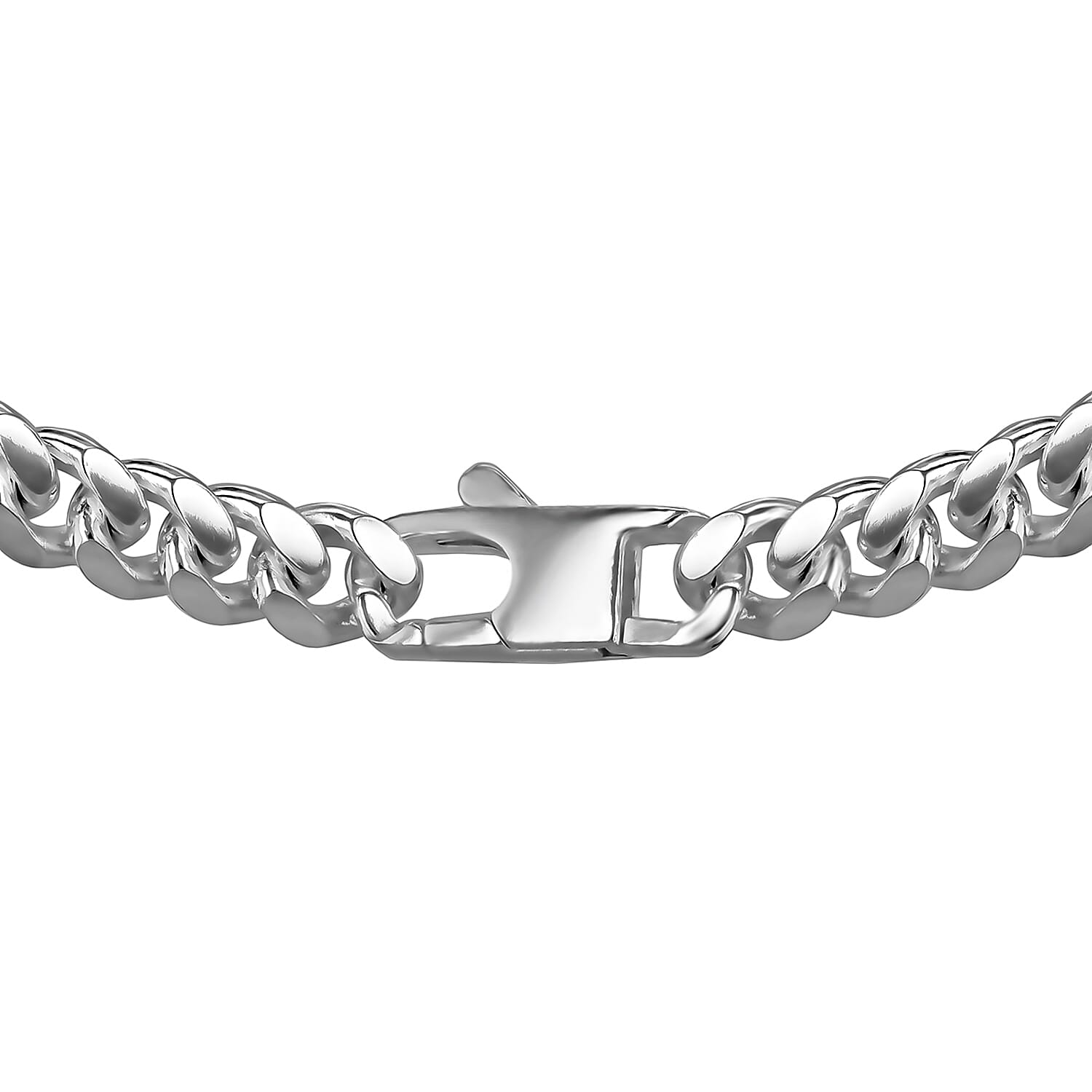 Rounded Cuban Chain 20 Inch in Sterling Silver 7567490 5