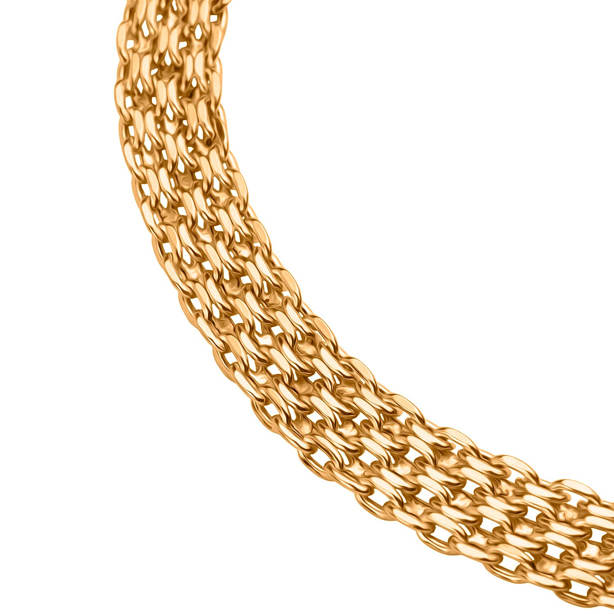 Royal Bali - 9K Yellow Gold Bismark Link Bracelet (Size 7-1 Inch Ext.) 3410518 3