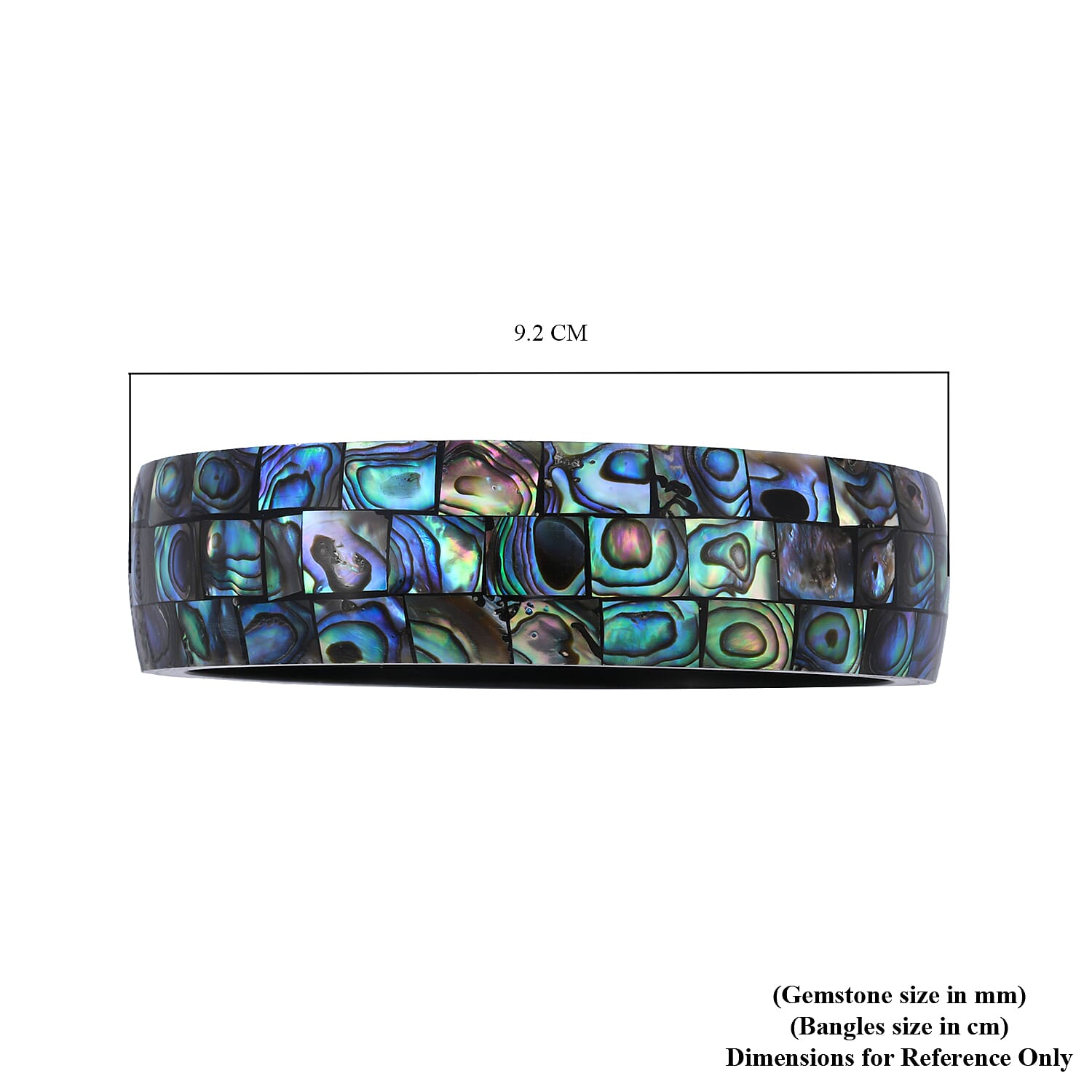 Royal Bali Collection- Abalone Shell Bangle Size  - 8.5 3698911 4