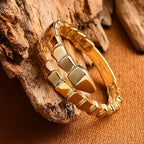 Designer Inspired One Time Deal - 9K Yellow Gold Serpent Ring, Gold 2.10 Gms.