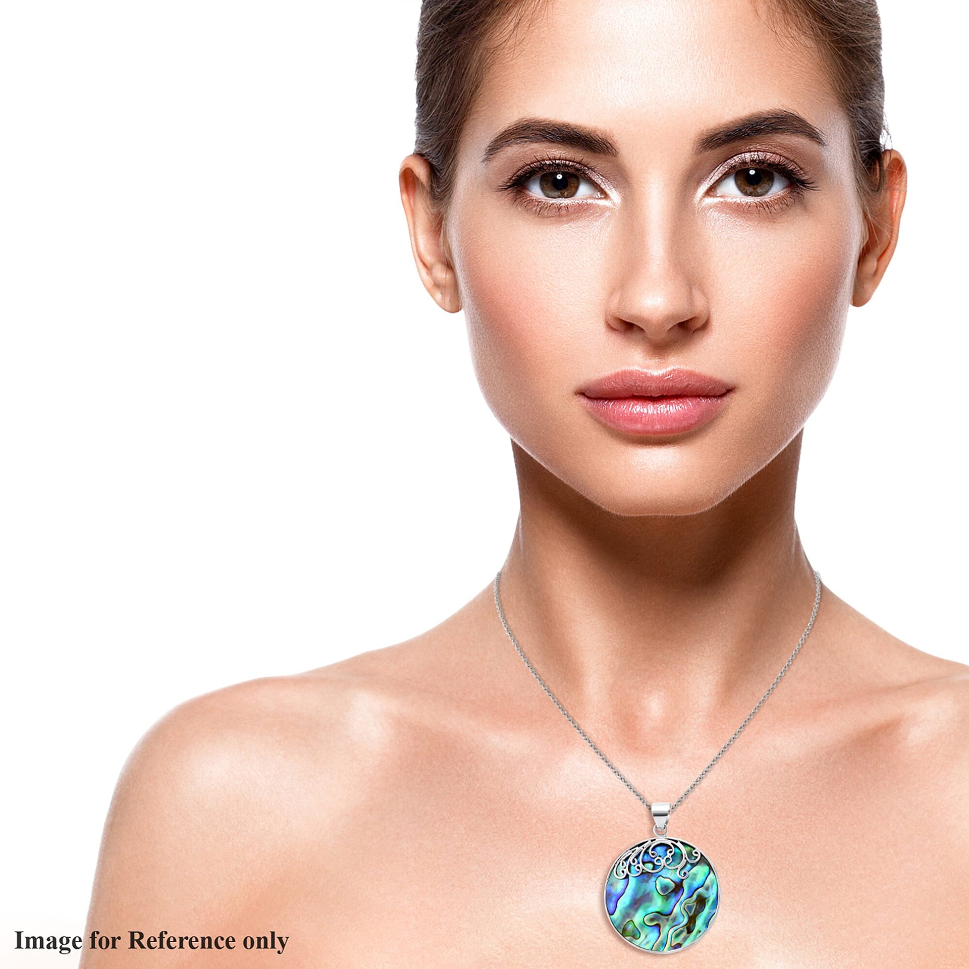 Royal Bali Collection Abalone Shell Round Pendant in Sterling Silver 3622326 3