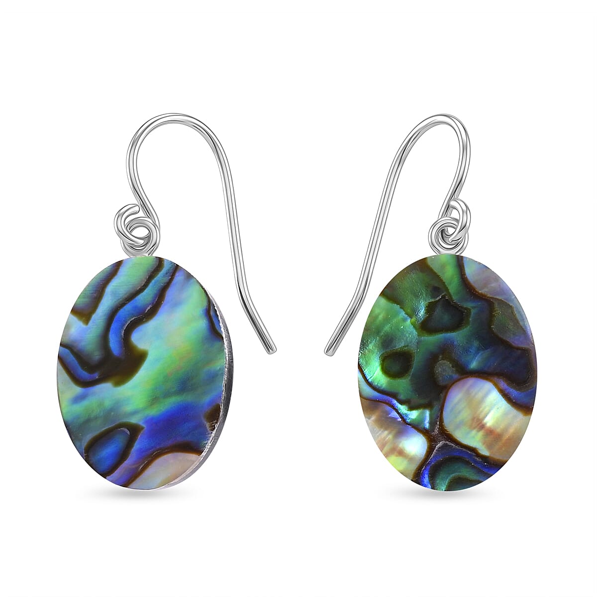 Royal Bali Collection - Abalone Shell Sterling Silver Earring with Hook 7.81 Ct. 8514016 0