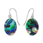 Royal Bali Collection - Abalone Shell Sterling Silver Earring with Hook 7.81 Ct.
