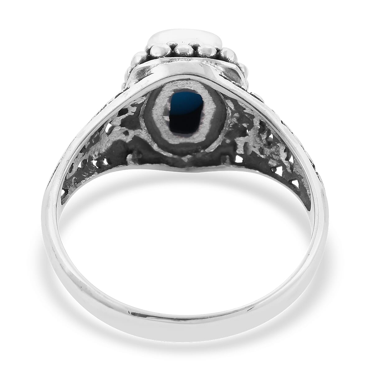 Royal Bali Collection - Arizona Sleeping Beauty Turquoise Ring in Sterling Silver 1.42 Ct. 3702015 5