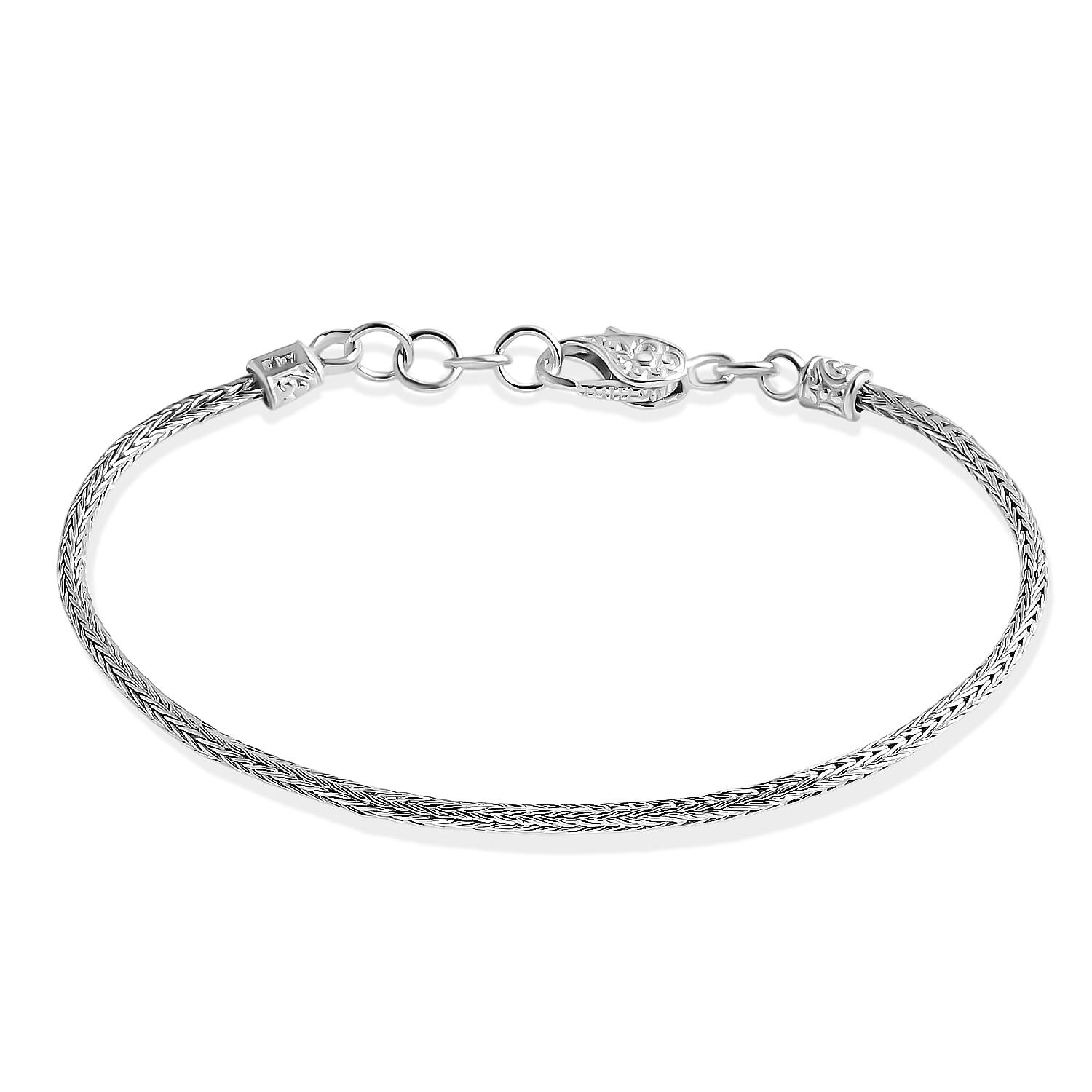 Royal Bali Collection - D'Joy Sterling Silver Bracelet (Size - 8) with Lobster Clasp 8512120 0