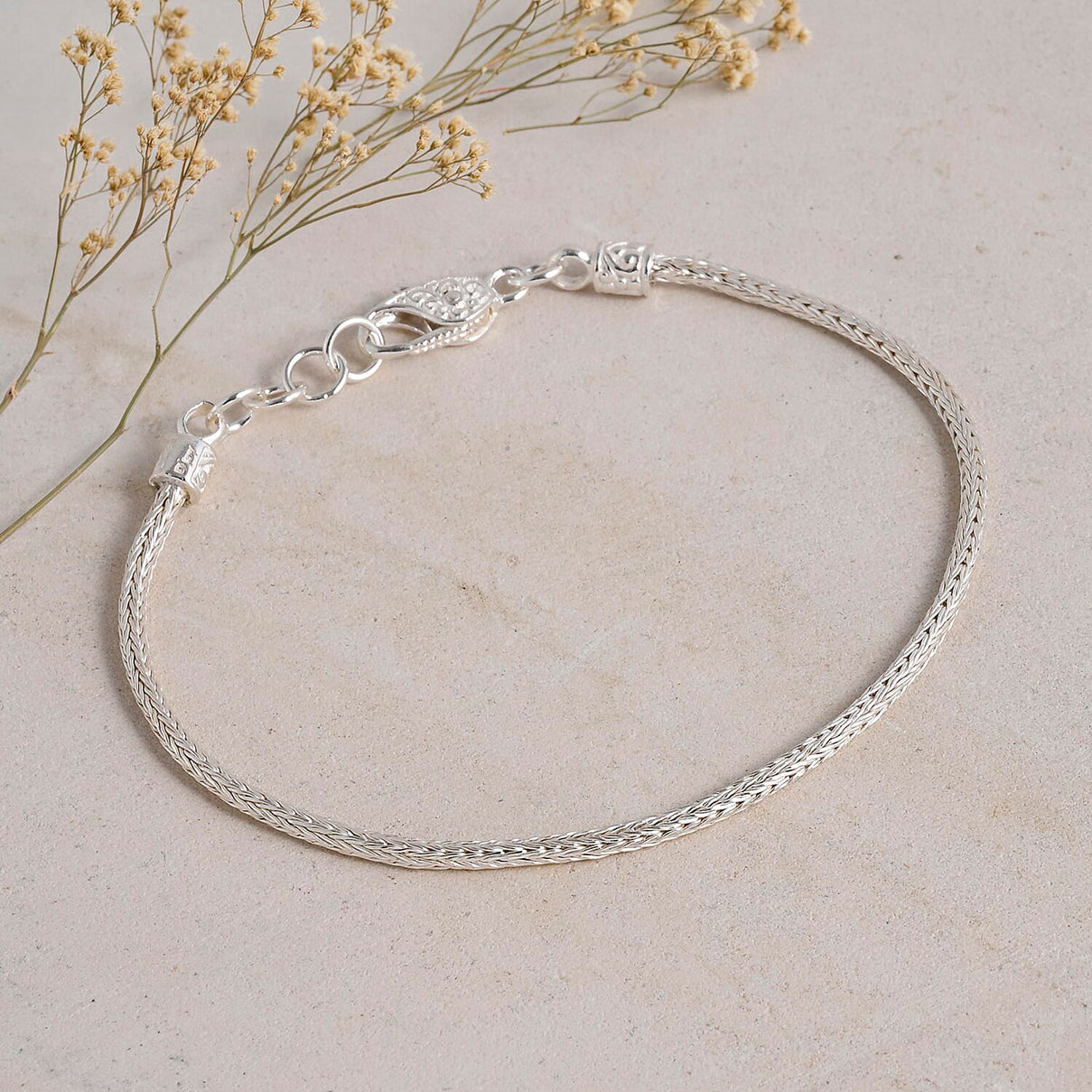 Royal Bali Collection - D'Joy Sterling Silver Bracelet (Size - 8) with Lobster Clasp 8512120 2