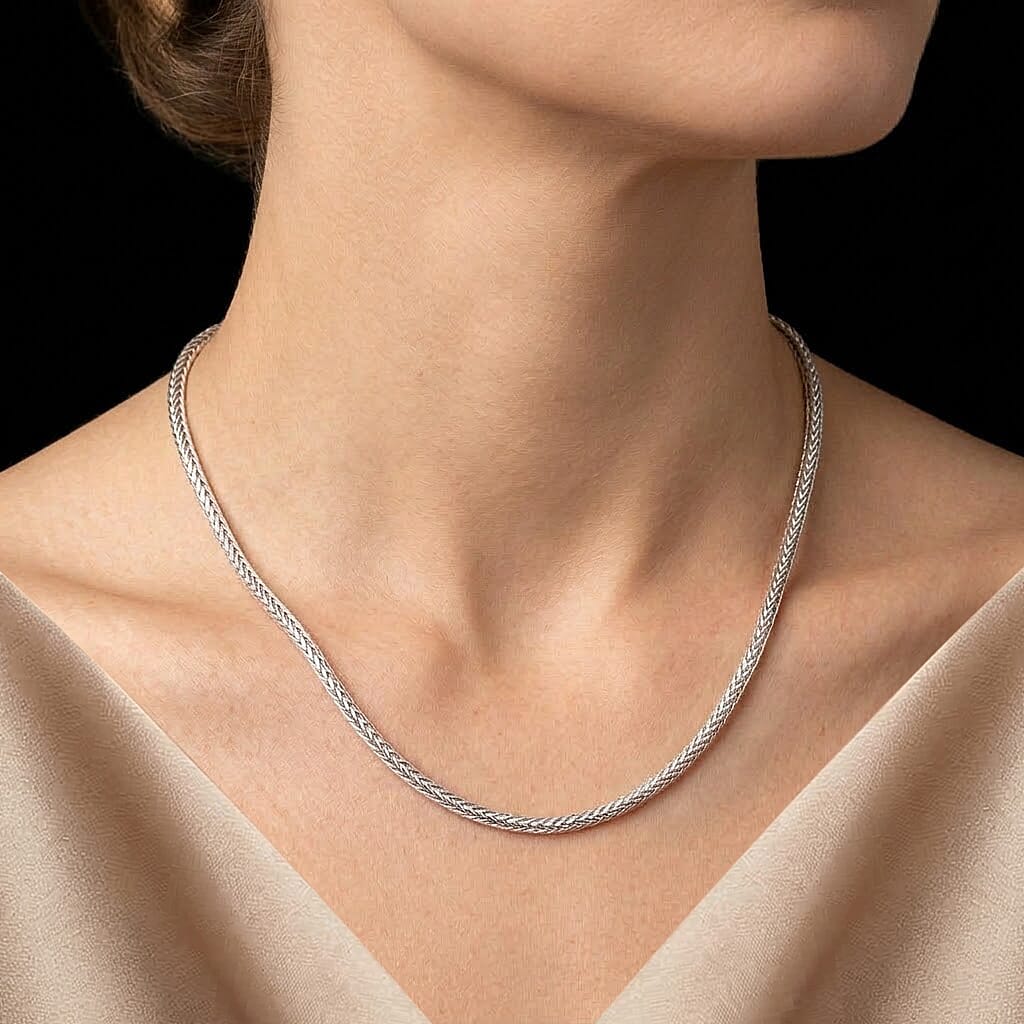 Royal Bali Collection - D'Joy Sterling Silver Tulangnaga  Necklace (Size - 16) with Lobster Clasp 8512122 2