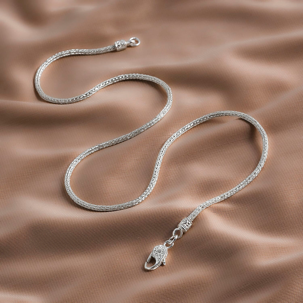 Royal Bali Collection - D'Joy Sterling Silver Necklace (Size - 20) with Lobster Clasp