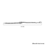 ROYAL BALI - Designer Inspiration - Sterling Silver Knot Bracelet (Size - 7.5) Silver Wt. 14.09 Gms