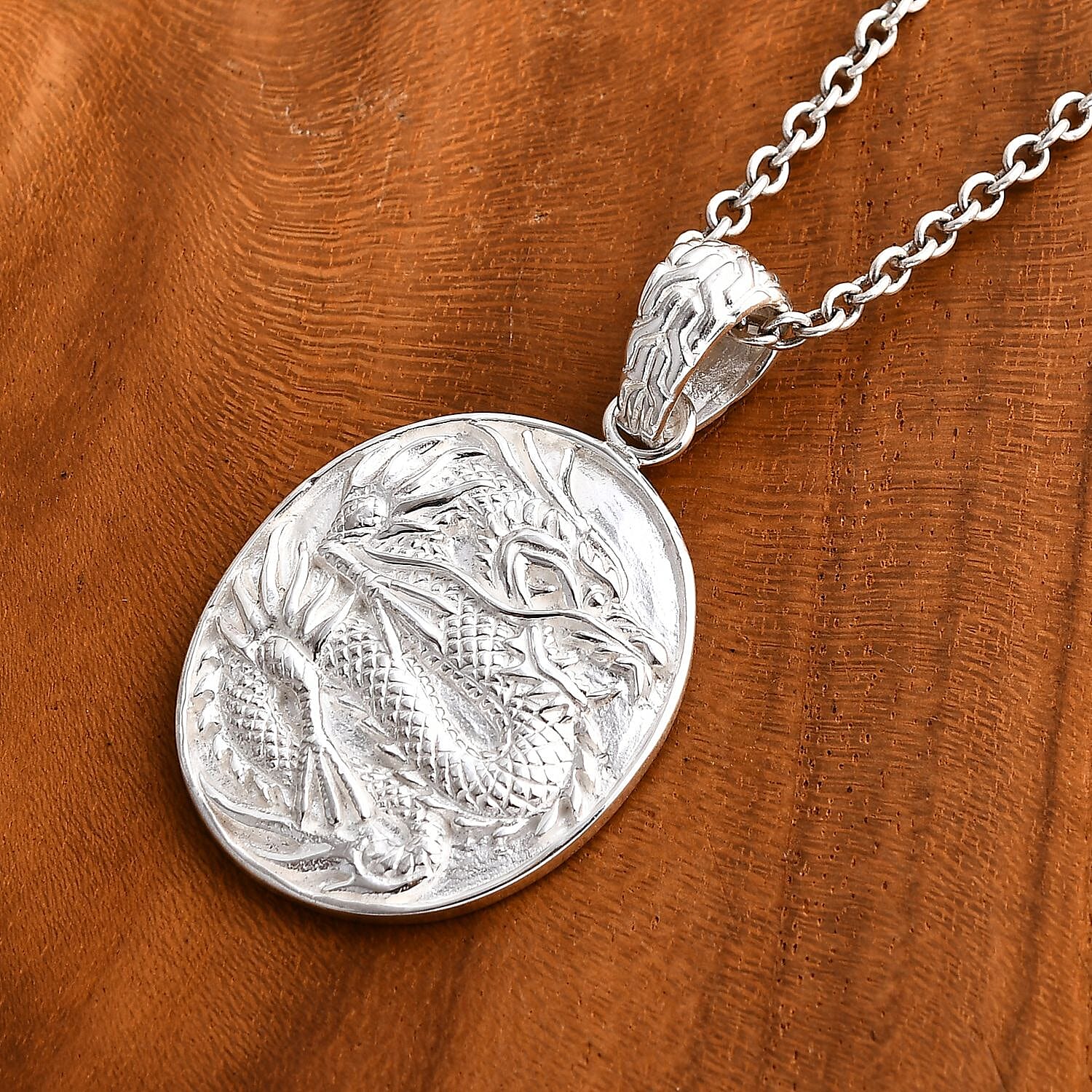 Royal Bali Collection Dragon Pendant in Sterling Silver 3589357 2