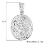 Royal Bali Collection - Dragon Pendant in Sterling Silver, Silver Wt. 7.26 Gms.
