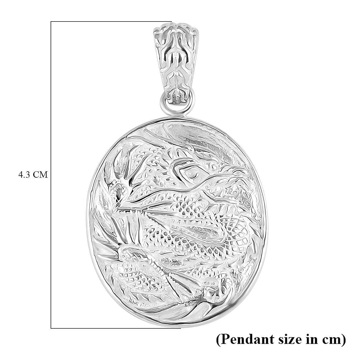 Royal Bali Collection Dragon Pendant in Sterling Silver 3589357 7