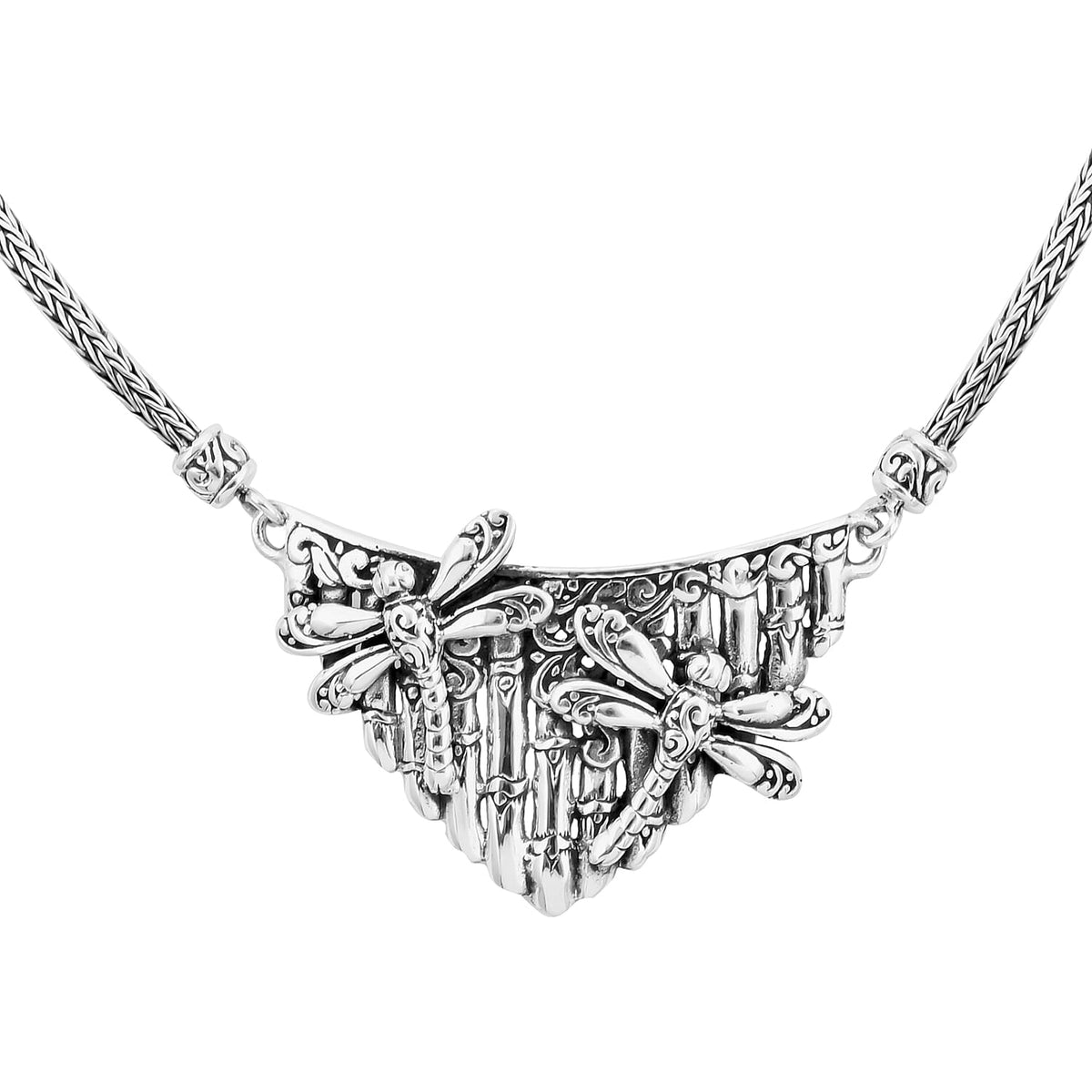 Royal Bali Collection Dragonfly Necklace in Sterling Silver 20 Inch 3655905 0