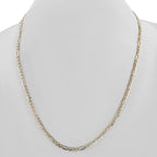 NY Close Out Deal - 9K Yellow Gold Figaro Necklace (Size 20), Gold wt. 4.00 Grams