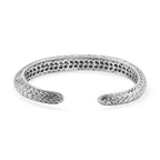 Royal Bali Collection - Multi-Tourmaline Bangle (Size - 7.5) in Sterling Silver 2.25 Ct, Silver Wt. 33.00 Gms