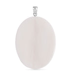 Royal Bali Collection - Ox Bone Carving Cut Goddess Pendant in Sterling Silver 37.85 Ct.