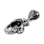 Royal Bali Collection - Star Blue Sapphire Pendant in Sterling Silver 3.00 Ct