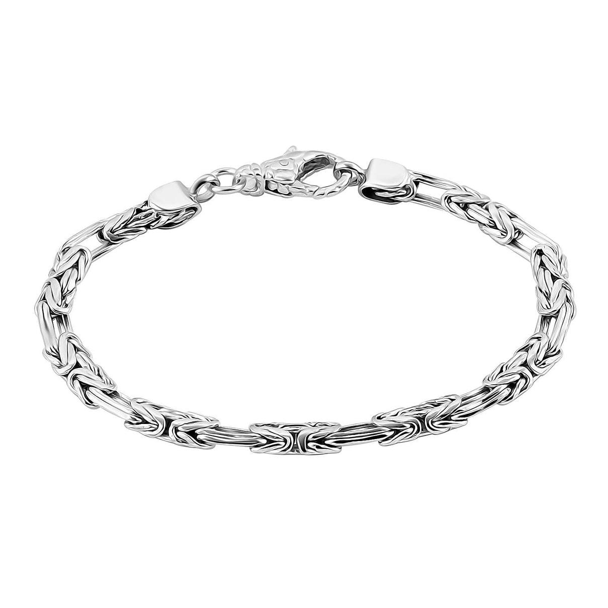 Royal Bali Collection - Sterling Silver Bracelet (Size - 7.5), Silver Wt. 13.40 Gms. 8055947 0