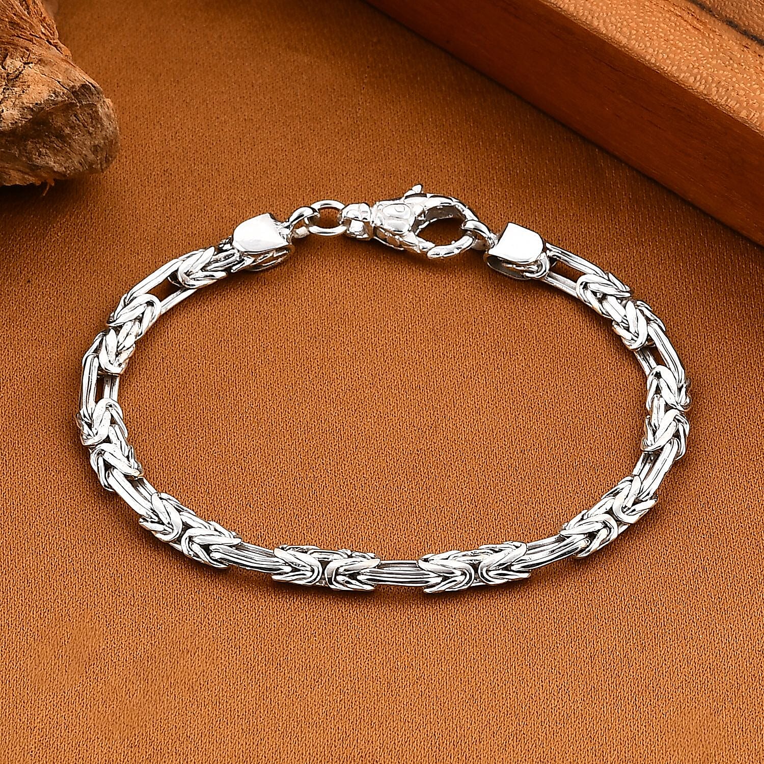 Royal Bali Collection - Sterling Silver Bracelet (Size - 7.5), Silver Wt. 13.40 Gms. 8055947 1