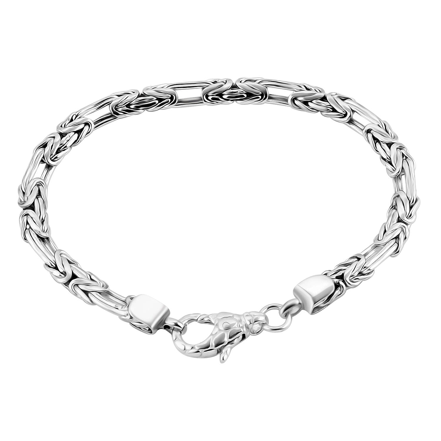 Royal Bali Collection - Sterling Silver Bracelet (Size - 7.5), Silver Wt. 13.40 Gms. 8055947 3