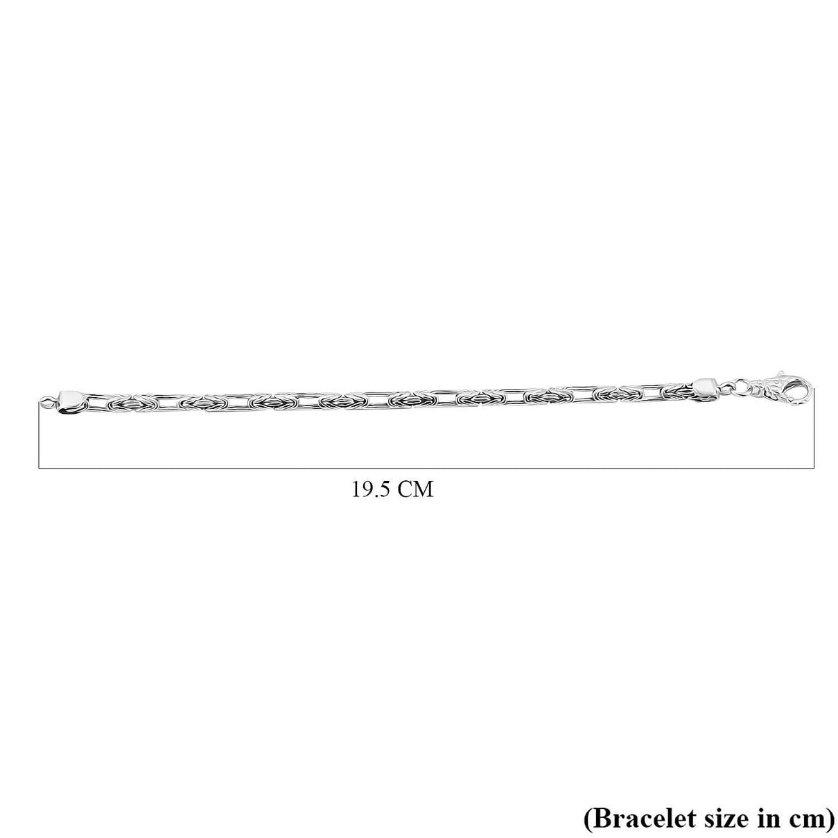 Royal Bali Collection - Sterling Silver Bracelet (Size - 7.5), Silver Wt. 13.40 Gms. 8055947 5