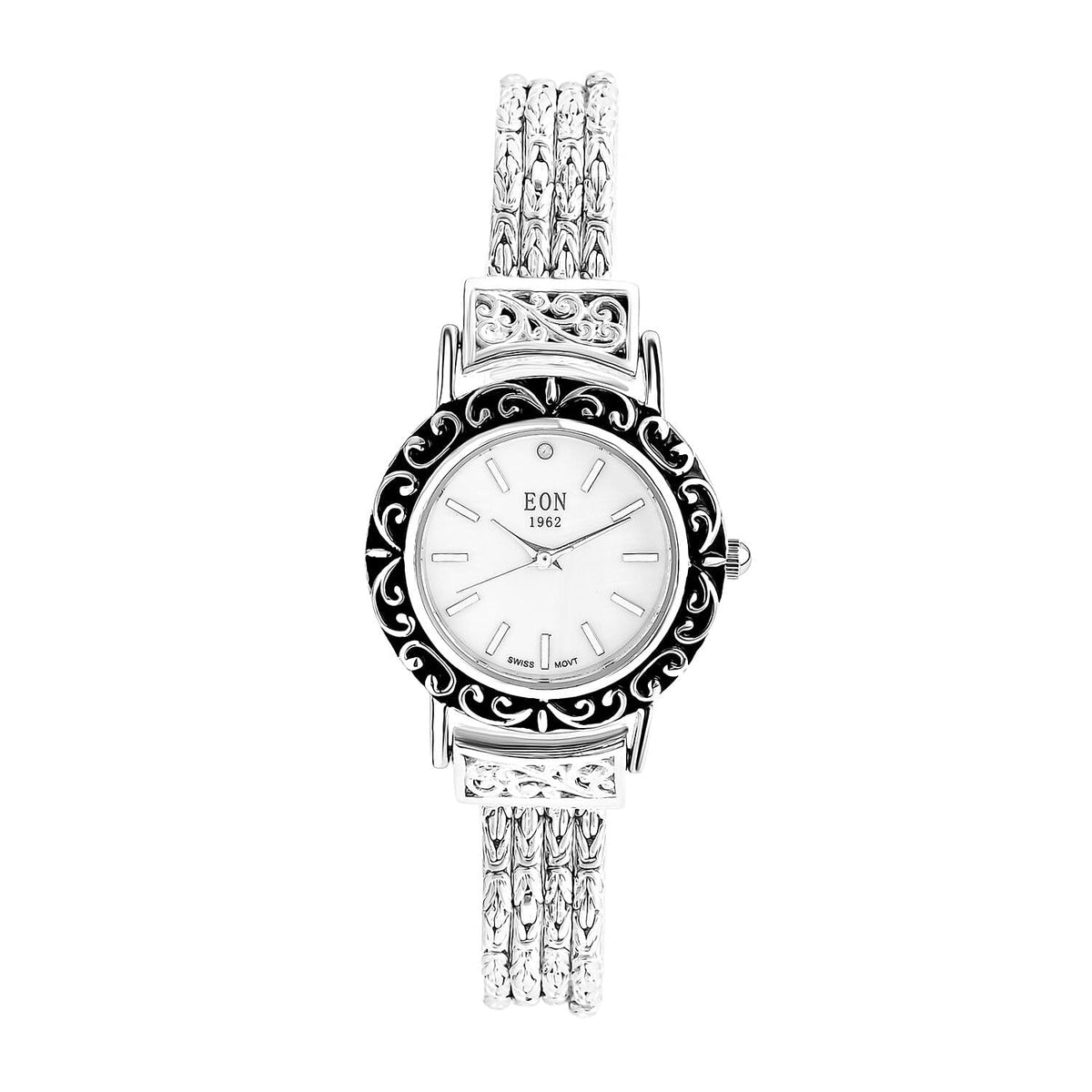 Royal Bali EON 1962 Swiss Movement 5 ATM WR Women's Watch in Sterling Silver 7856826 0