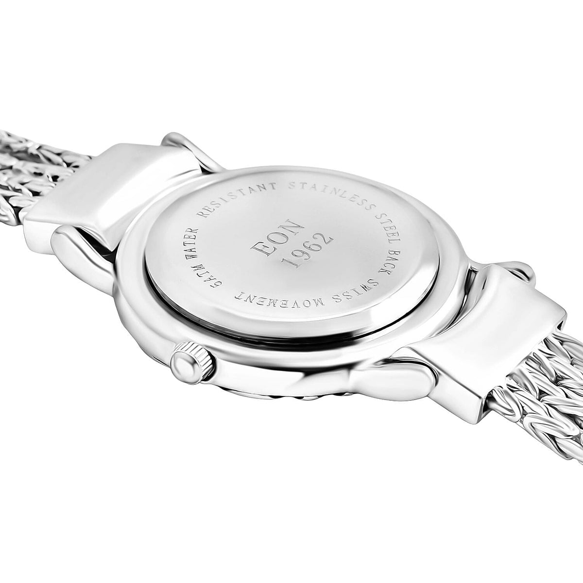 Royal Bali EON 1962 Swiss Movement 5 ATM WR Women's Watch in Sterling Silver 7856826 5