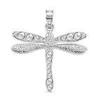 Royal Bali Collection - Sterling Silver Dragonfly Pendant Silver Wt. 7 Gms