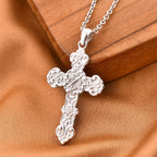 Royal Bali Collection - Sterling Silver Cross Pendant