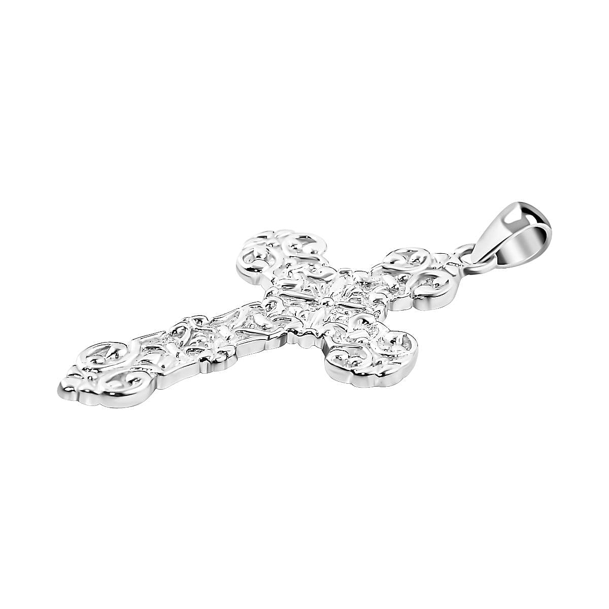 Royal Bali Collection - Sterling Silver Cross Pendant 7654034 4