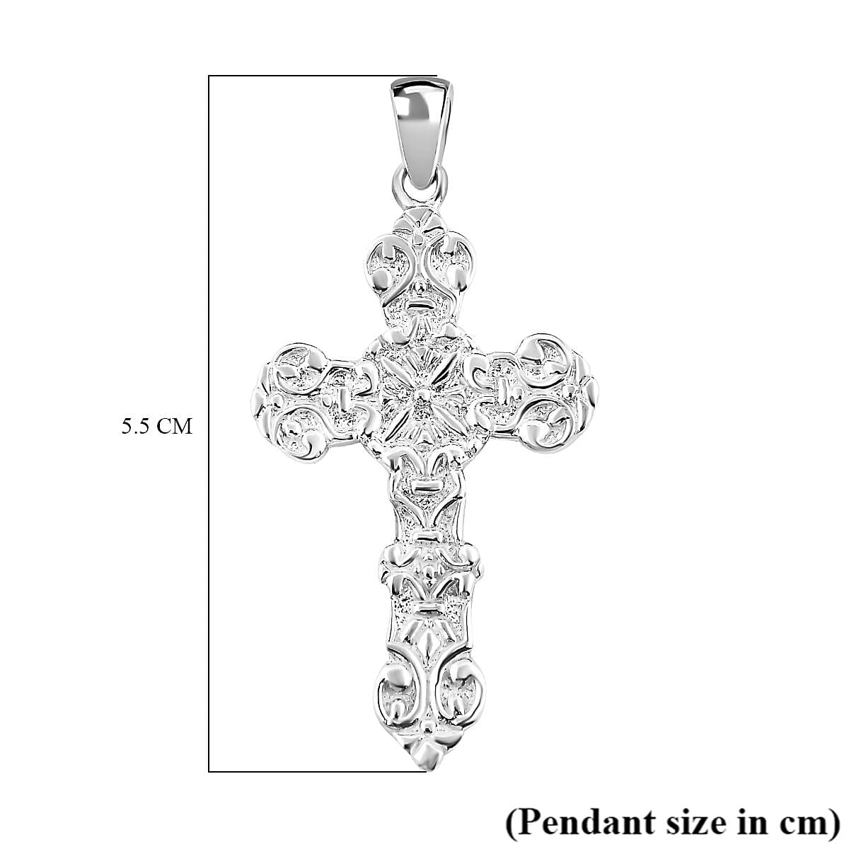 Royal Bali Collection - Sterling Silver Cross Pendant 7654034 6