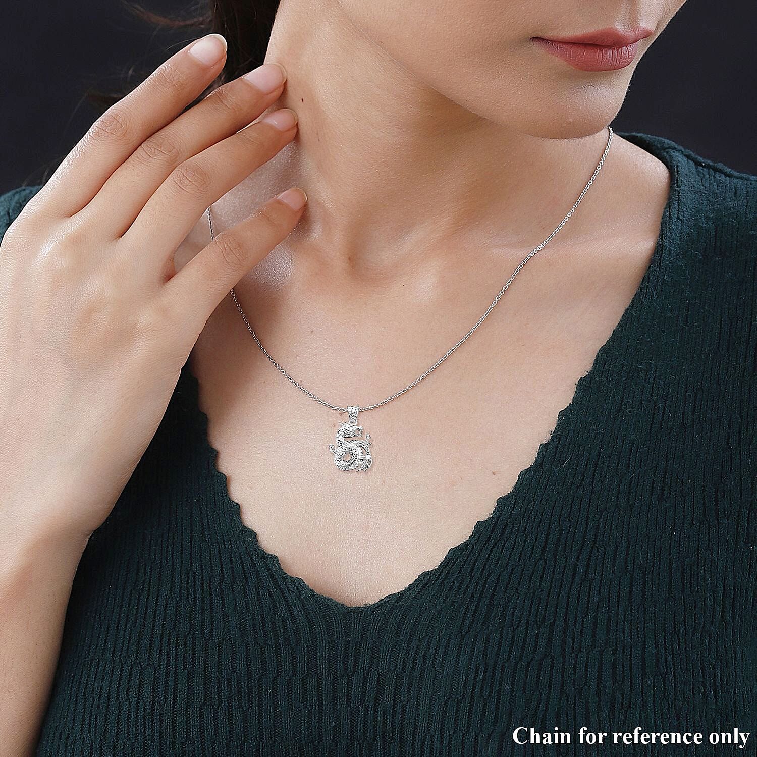 Royal Bali Collection - Sterling Silver Dragon Pendant 7654027 2