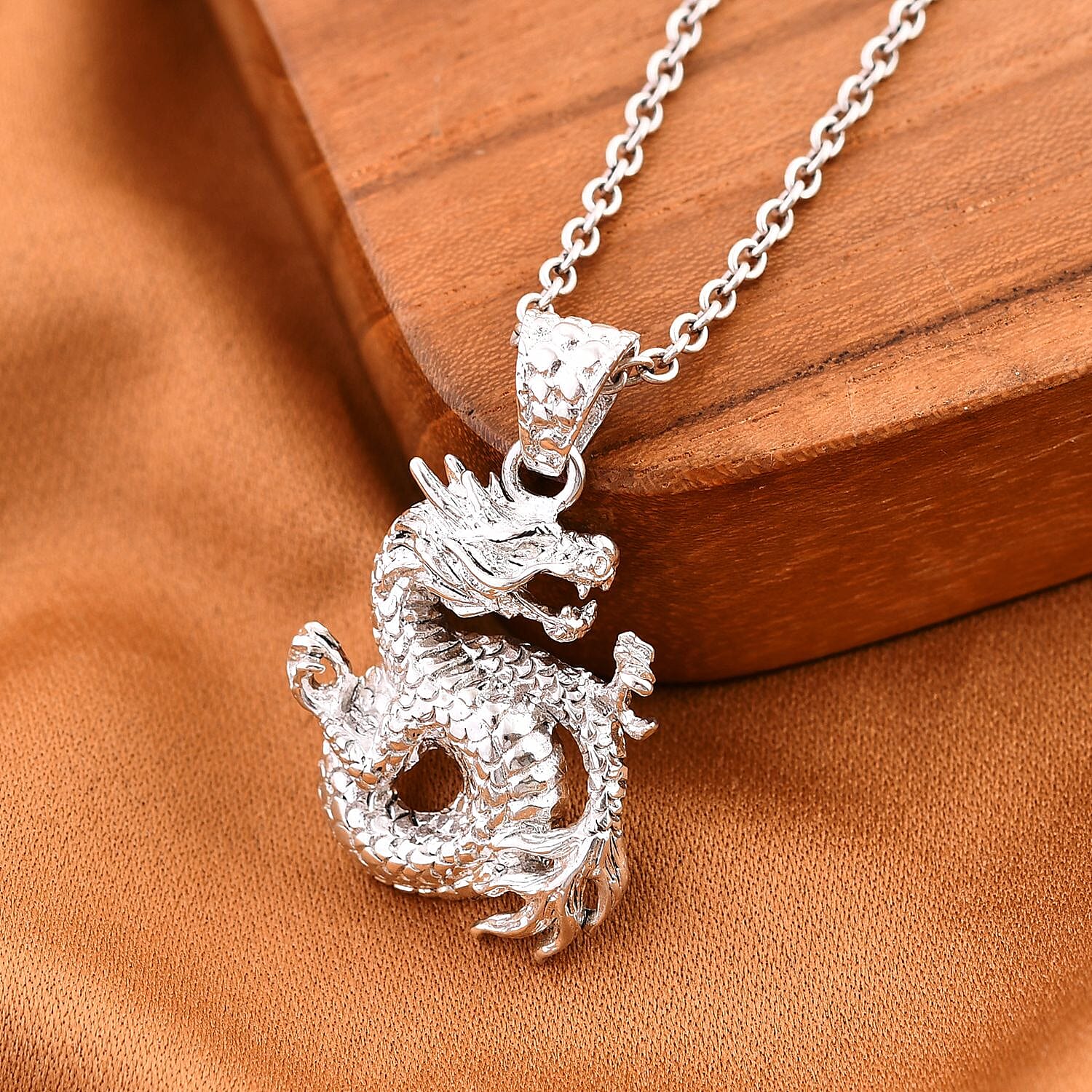 Royal Bali Collection - Sterling Silver Dragon Pendant 7654027 3