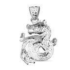 Royal Bali Collection - Sterling Silver Dragon Pendant