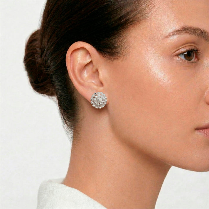 Royal Bali Collection - Sterling Silver Stud Push Back Earrings 8515209 2