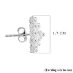 Royal Bali Collection - Sterling Silver Stud Push Back Earrings