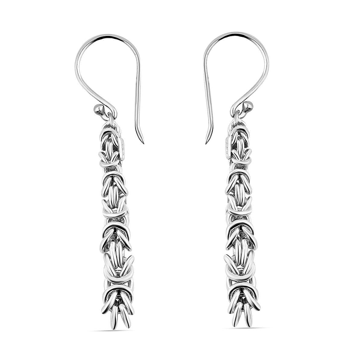 Royal Bali Collection - Sterling Silver Borobudur Earrings, Silver Wt. 6.35 Gms 7620792 0