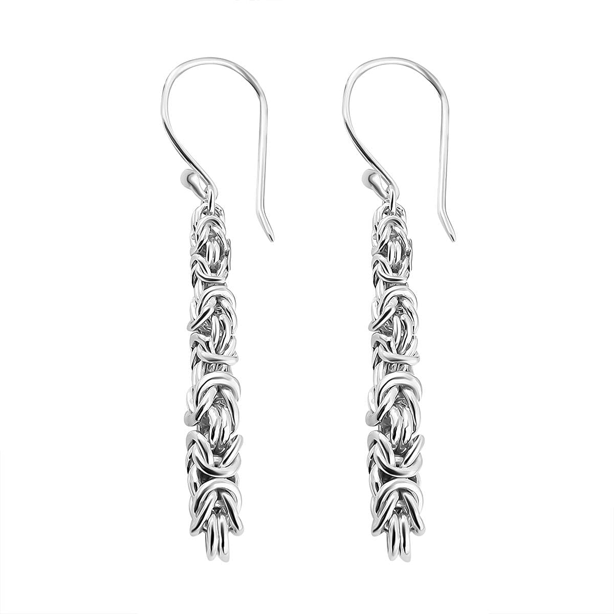 Royal Bali Collection - Sterling Silver Borobudur Earrings, Silver Wt. 6.35 Gms 7620792 4