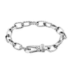 Royal Bali Collection - Sterling Silver Handmade Classic Link Bracelet (Size - 8), Silver Wt. 21.04 Gms.