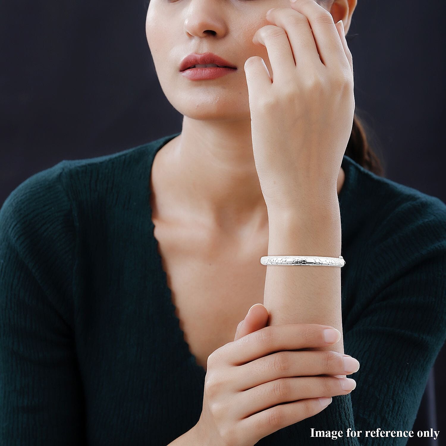 Royal Bali Collection - Sterling Silver Pebble Bangle 7749446 3