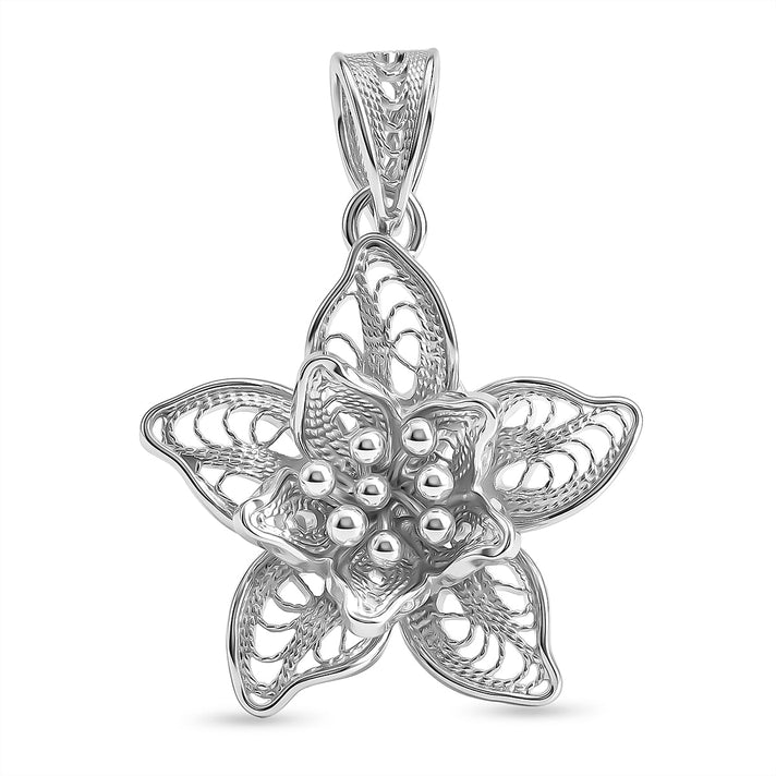 Royal Bali Collection - Sterling Silver Star Pendant 8521538 1