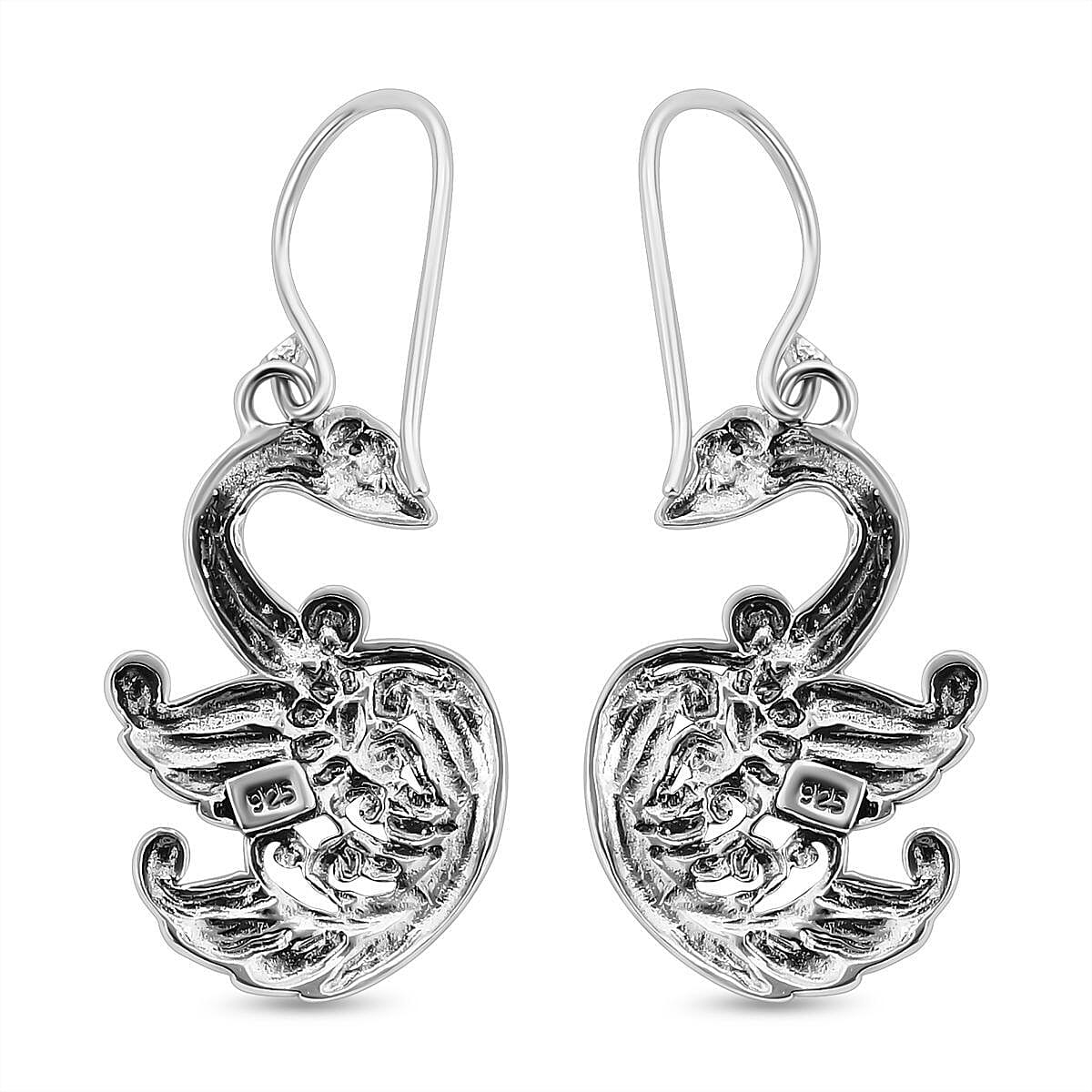 Royal Bali Collection - Sterling Silver Swan Earrings 7372119 4