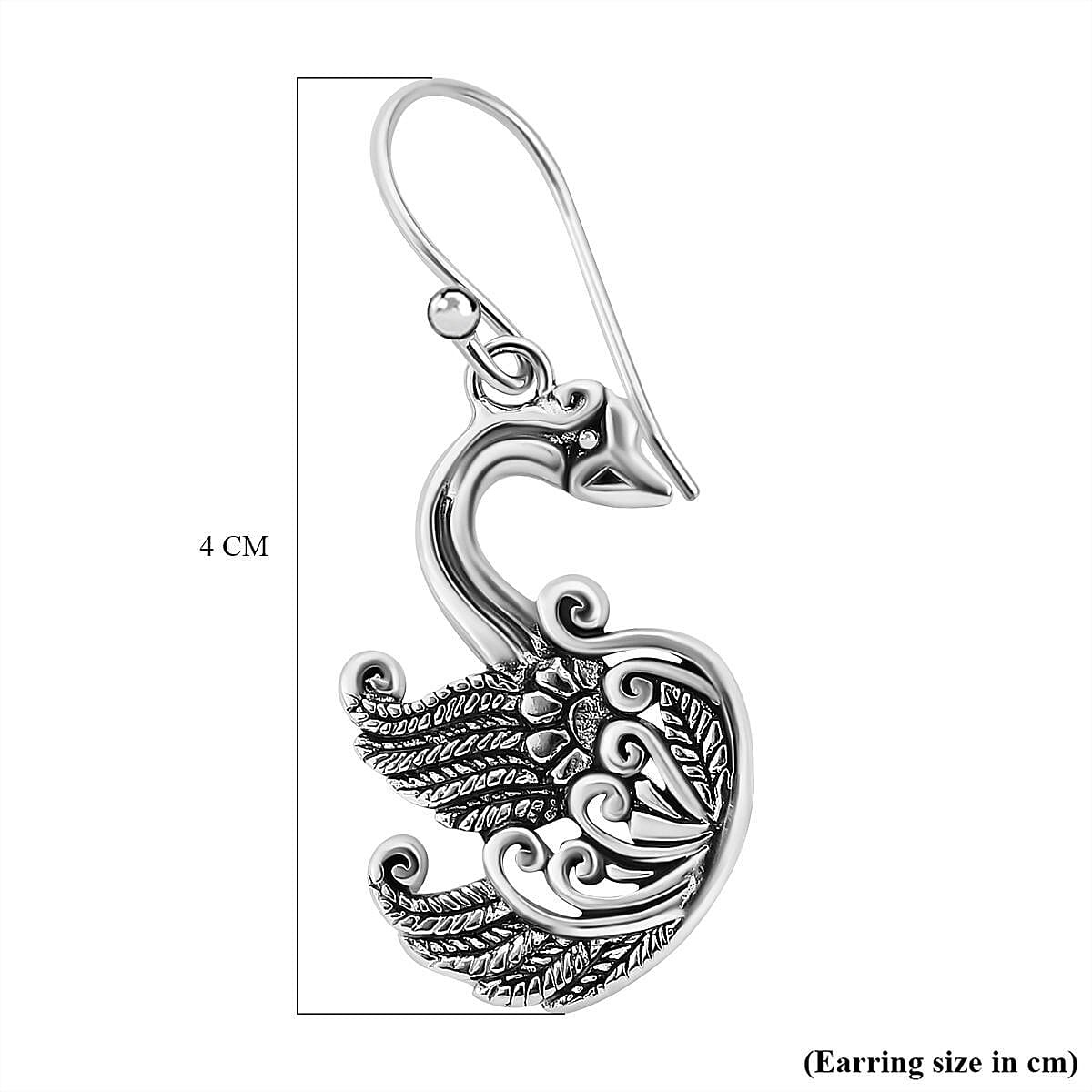 Royal Bali Collection - Sterling Silver Swan Earrings 7372119 5