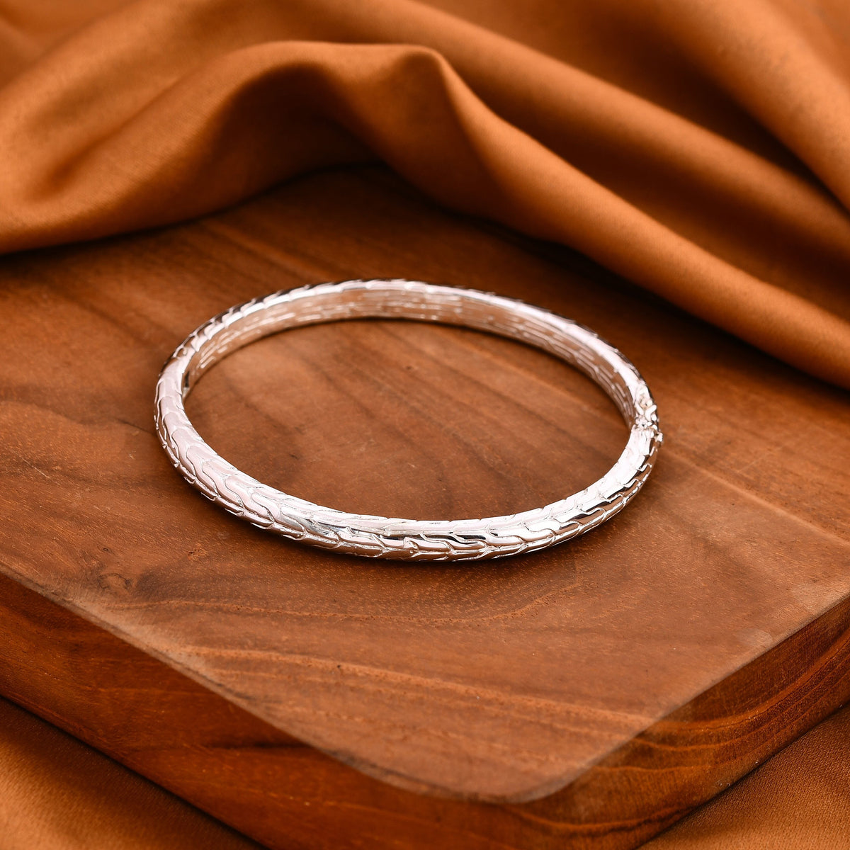 Royal Bali Collection - Sterling Silver Tulang Naga Bangle (Size 7.5) 7749400 3