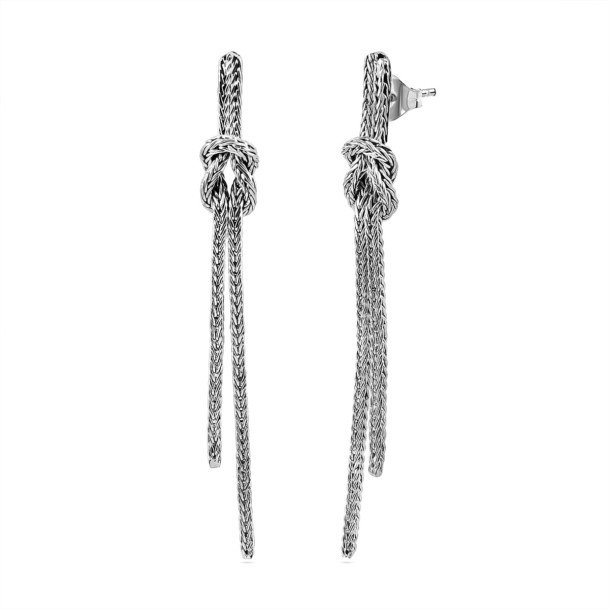 Royal Bali - Sterling Silver Tassel Earrings, Silver Wt. 8 Gms 7620865 0