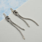 Royal Bali - Sterling Silver Tassel Earrings, Silver Wt. 8 Gms