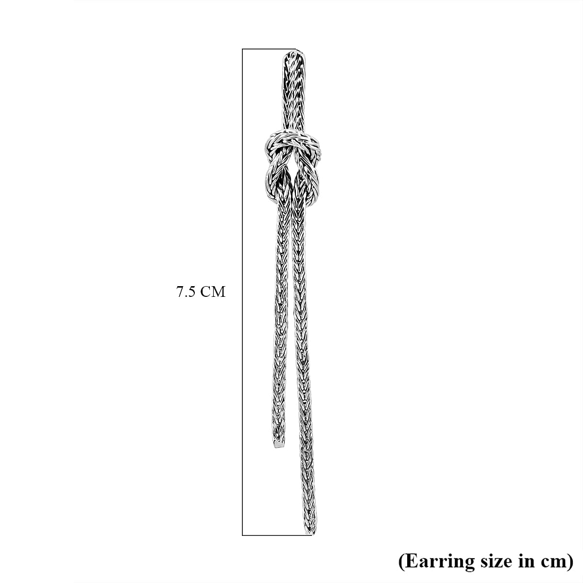Royal Bali - Sterling Silver Tassel Earrings, Silver Wt. 8 Gms 7620865 4
